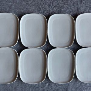 Alessi for Delta Airlines Plates Set of 8 Made in Italy. 1st Class Plates.